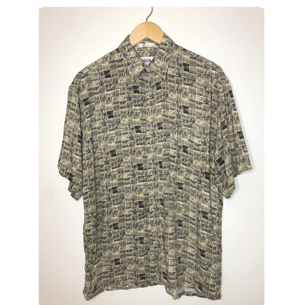 Vintage Rayon Collared Shirt